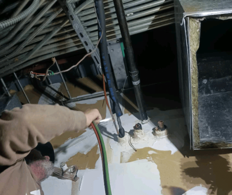 heating repair work