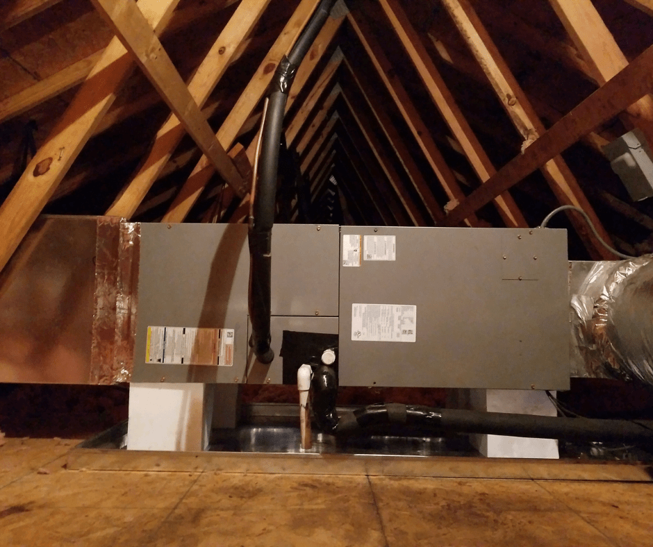 HVAC change out of air handler