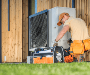 HVAC Tune Up Being Performed