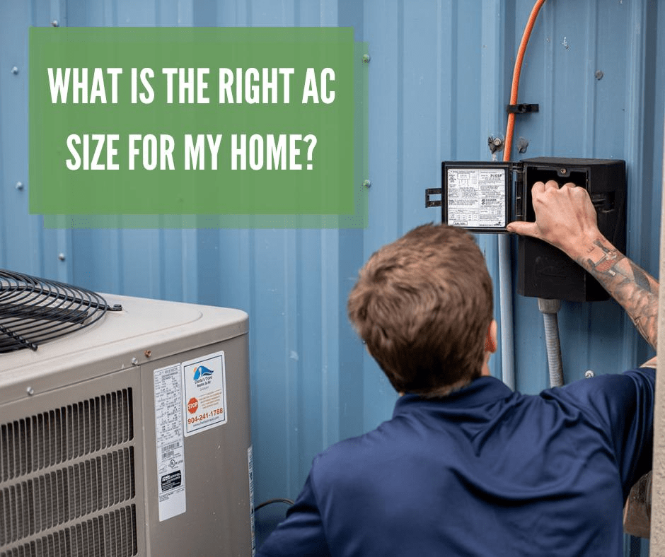 Person figuring out what the right size HVAC system for the home is