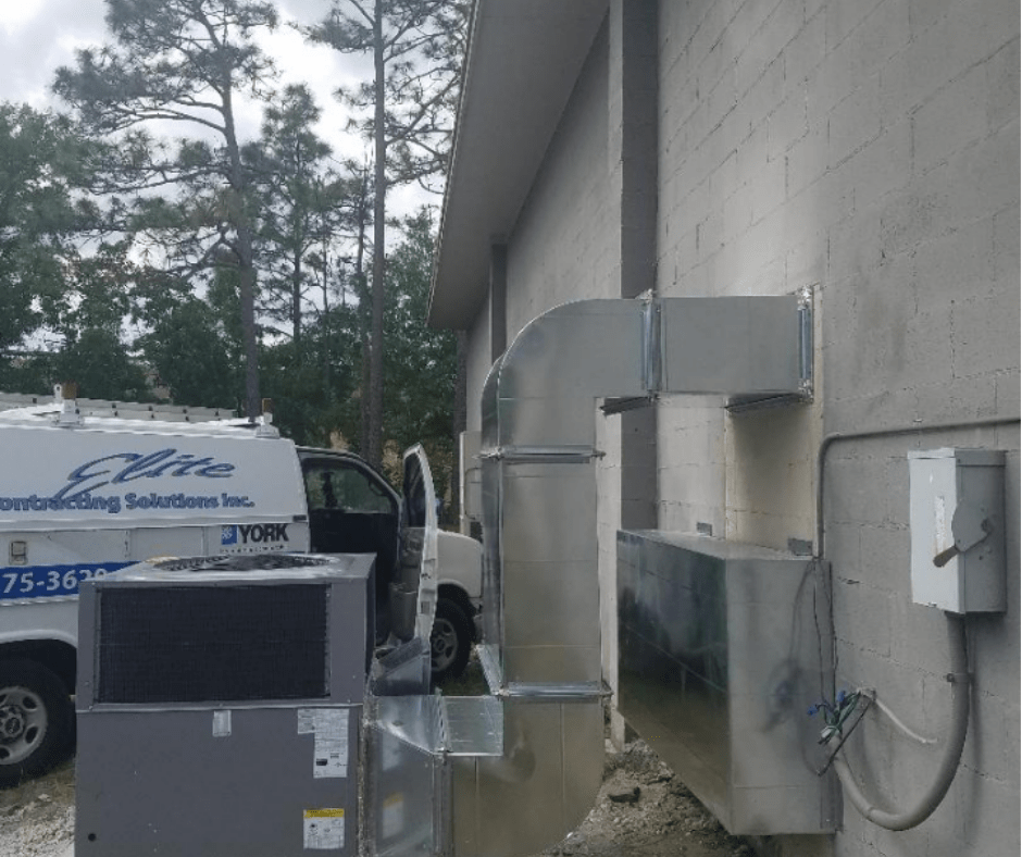 HVAC Repair Services Being Performed