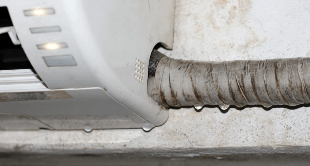 AC unit leaking water
