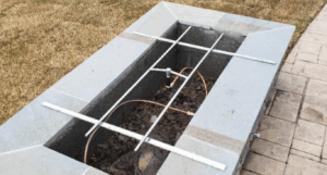 Outdoor Firepit Gasline Installation