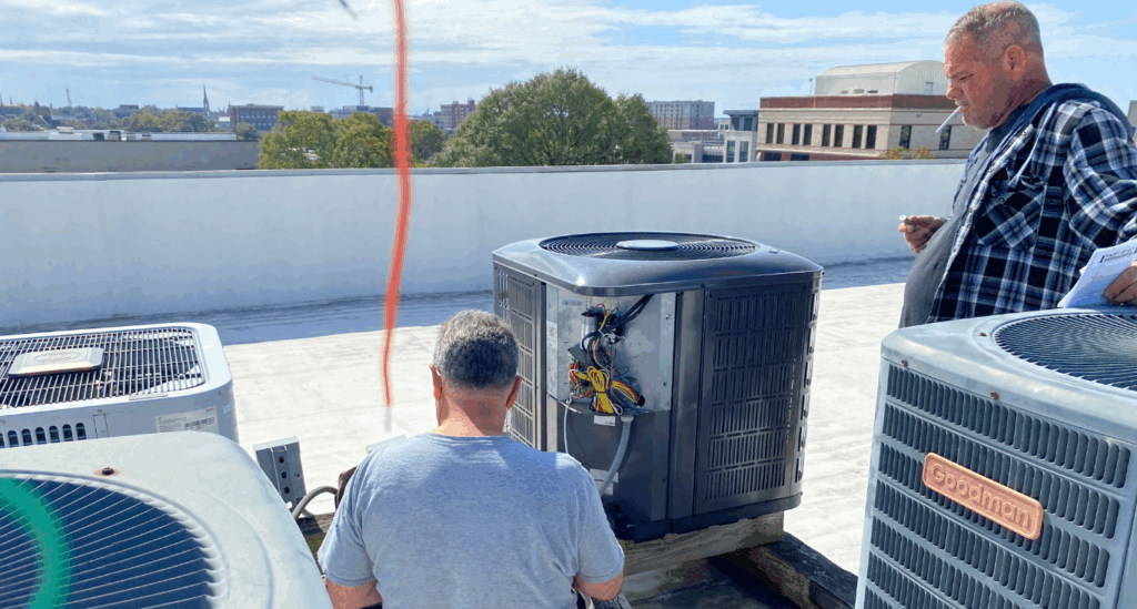 Commercial HVAC Service Call performed by Elite Contracting Solutions Inc.
