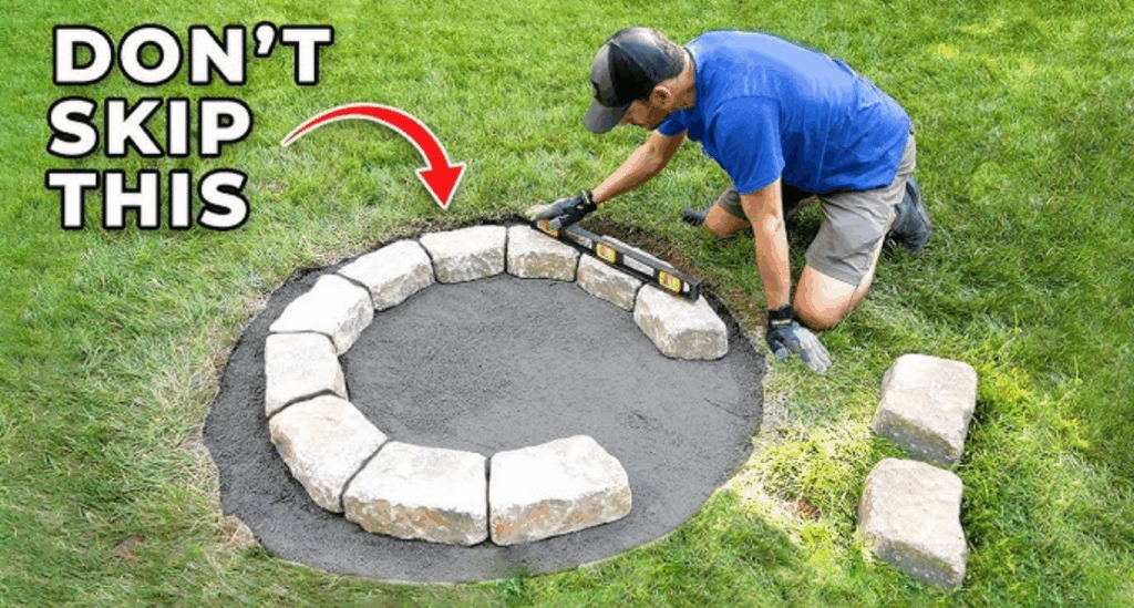 Gas Powered Fire Pit installation