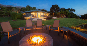 gas powered firepit