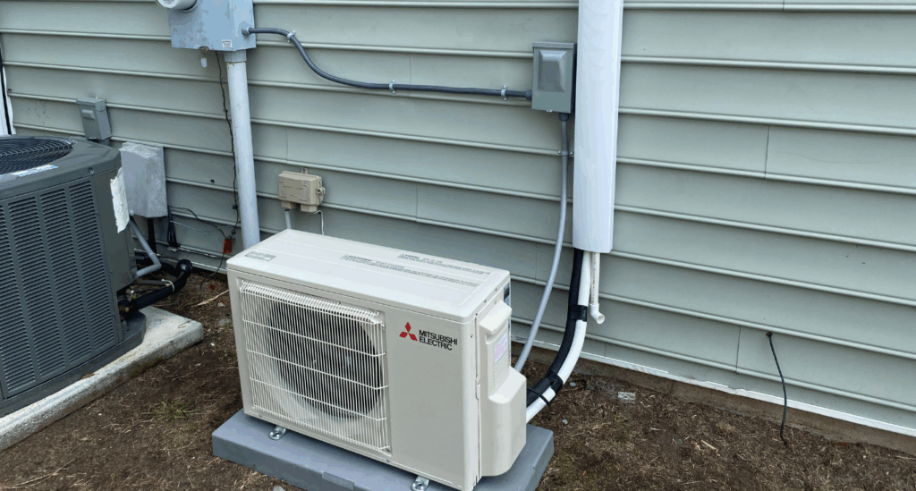 Mini Split Electrified Heat Pumps Installation Job
