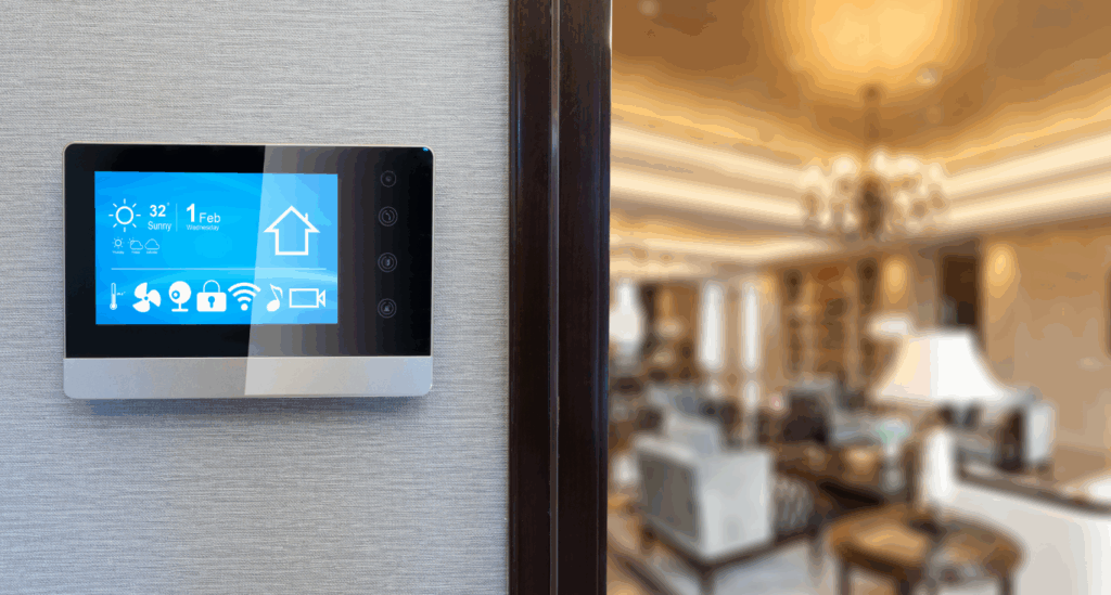 Smart Thermostat in a home