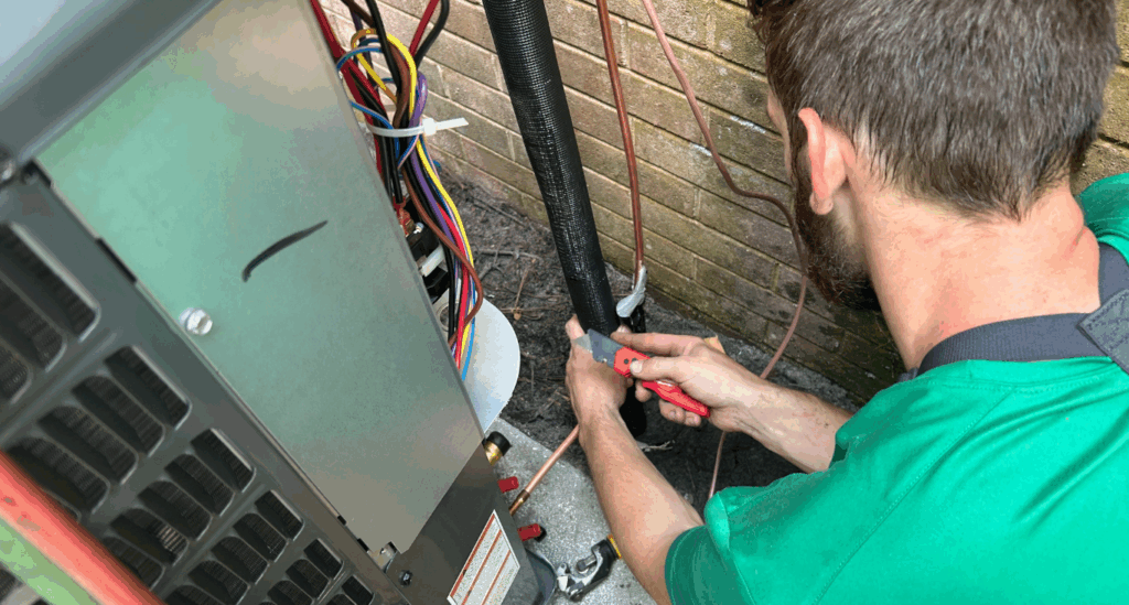 HVAC installation job by Elite Contracting Solutions Inc. in Wilmington, NC