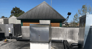 Restaurant HVAC System on Rooftop