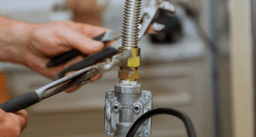 Flexible Gas Line Installation