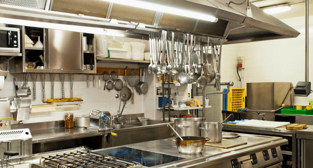 Commercial Restaurant Advanced Filtration Exhaust Hood System.