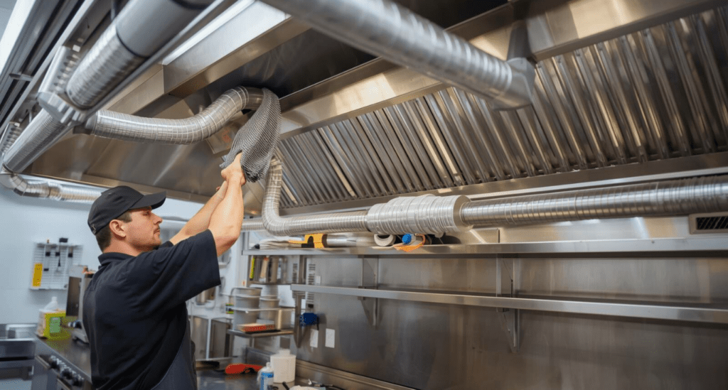 Commercial Kitchen Exhaust Hood Maintenance is Important to Keep Clean Air and a Healthy Kitchen.