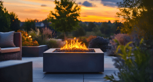 Outdoor Gas Fire Pit Hybrid Systems are a Very Popular and Growing Trend.