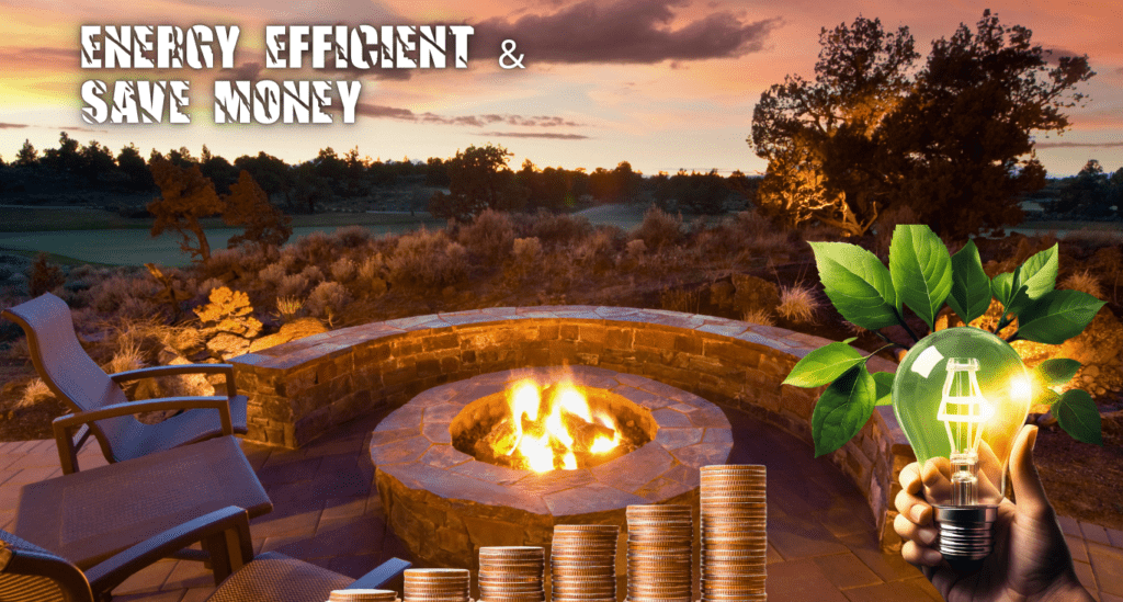 Outdoor Fire Pit Hybrid Systems Can be More Energy Efficient Helping Save Money.