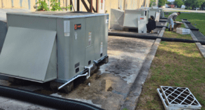 Industrial HVAC Systems Air Filters Being Replaced in Wilmington, NC