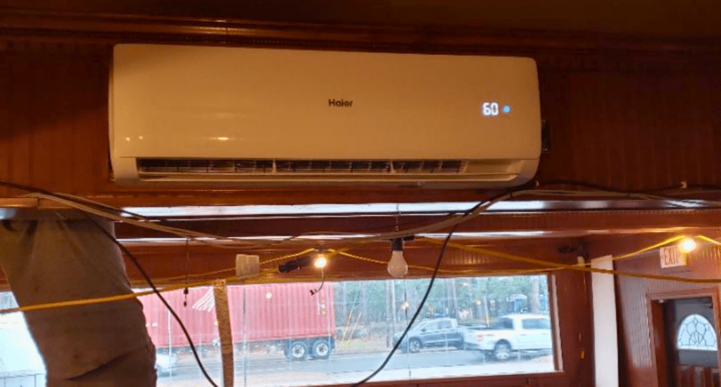 Ductless Mini Split Installation Job by Elite Contracting Solutions Inc. in Wilmington, NC.