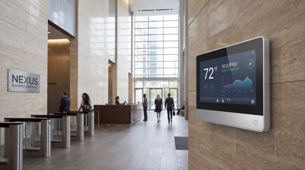 Smart Thermostats Help Maintain a Good Consistent Temperature in Commercial Buildings.