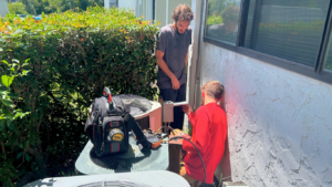 ECSi, Local Air Conditioning Contractor Wilmington, NC Company Working on a Heat Pump.